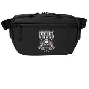 Funny Truck Driver Gift For I Love The Smell Of Diesel Crossbody Pack