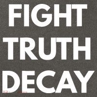 Fight Truth Decay Cotton Canvas Backpack