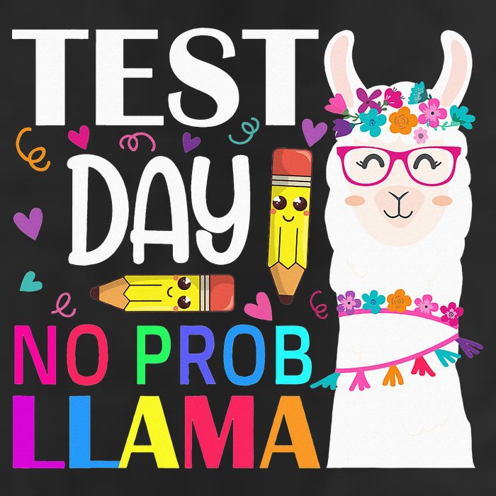 funny Test Day No Prob-llama Llama Teacher Cool Comfort Performance Bucket Hat