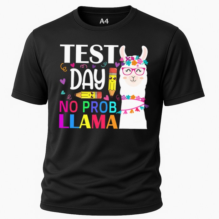 funny Test Day No Prob-llama Llama Teacher Performance Shirt