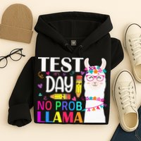 funny Test Day No Prob-llama Llama Teacher Hoodie