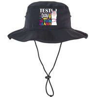 funny Test Day No Prob-llama Llama Teacher Bucket Hat