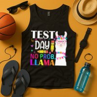 funny Test Day No Prob-llama Llama Teacher Tank Top