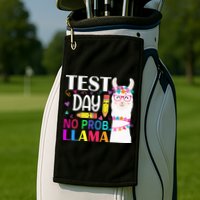 funny Test Day No Prob-llama Llama Teacher Golf Towel