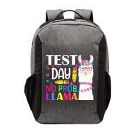 funny Test Day No Prob-llama Llama Teacher Vector Backpack