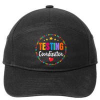 Funny Test Day Teacher Ideas School Testing Coordinator 7-Panel Snapback Hat