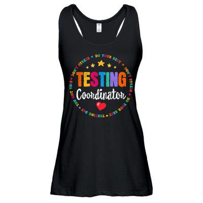 Funny Test Day Teacher Ideas School Testing Coordinator Ladies Essential Flowy Tank