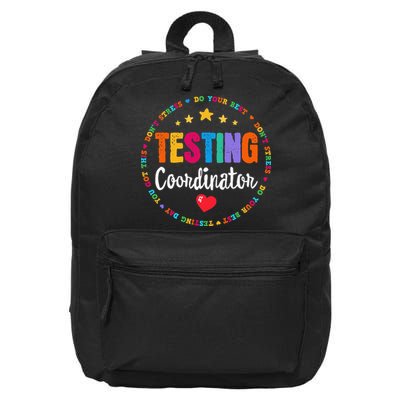 Funny Test Day Teacher Ideas School Testing Coordinator 16 in Basic Backpack