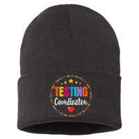 Funny Test Day Teacher Ideas School Testing Coordinator Sustainable Knit Beanie