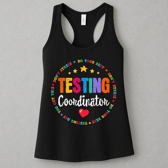 Funny Test Day Teacher Ideas School Testing Coordinator Womens Tank Top