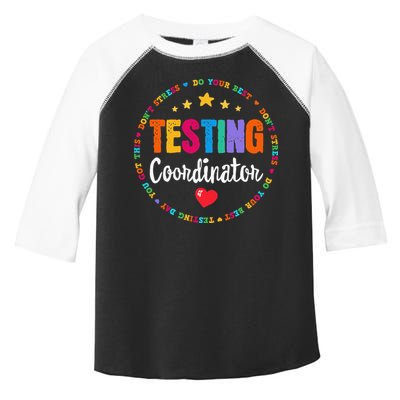 Funny Test Day Teacher Ideas School Testing Coordinator Toddler Fine Jersey T-Shirt