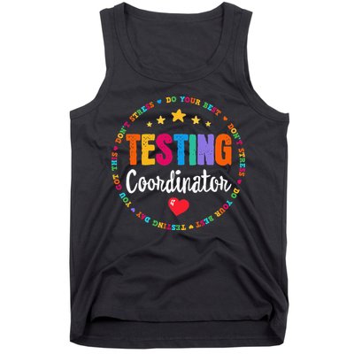 Funny Test Day Teacher Ideas School Testing Coordinator Tank Top