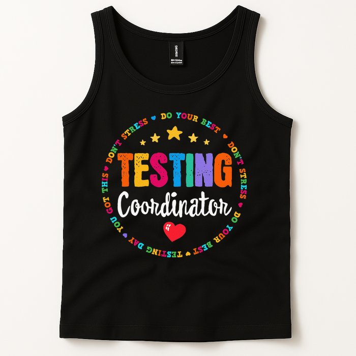 Funny Test Day Teacher Ideas School Testing Coordinator Tank Top