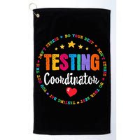 Funny Test Day Teacher Ideas School Testing Coordinator Golf Towel