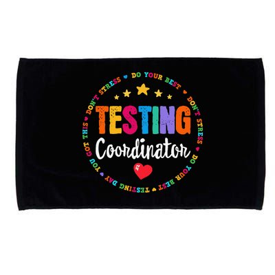 Funny Test Day Teacher Ideas School Testing Coordinator Microfiber Hand Towel