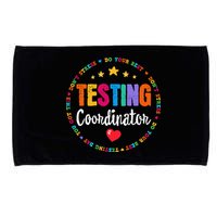 Funny Test Day Teacher Ideas School Testing Coordinator Microfiber Hand Towel