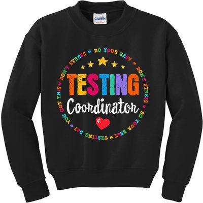 Funny Test Day Teacher Ideas School Testing Coordinator Kids Sweatshirt