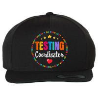 Funny Test Day Teacher Ideas School Testing Coordinator Wool Snapback Cap