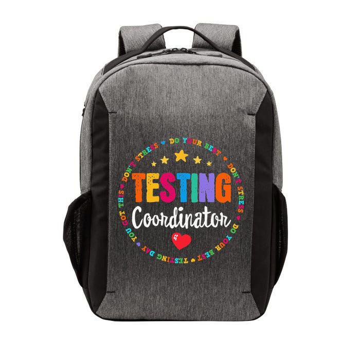 Funny Test Day Teacher Ideas School Testing Coordinator Vector Backpack