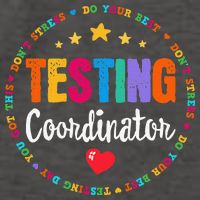 Funny Test Day Teacher Ideas School Testing Coordinator Vector Backpack