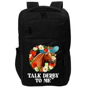 Funny Talk Derby To Me Horse Derby Racing Impact Tech Backpack