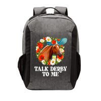 Funny Talk Derby To Me Horse Derby Racing Vector Backpack