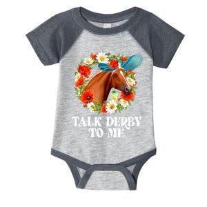 Funny Talk Derby To Me Horse Derby Racing Infant Baby Jersey Bodysuit