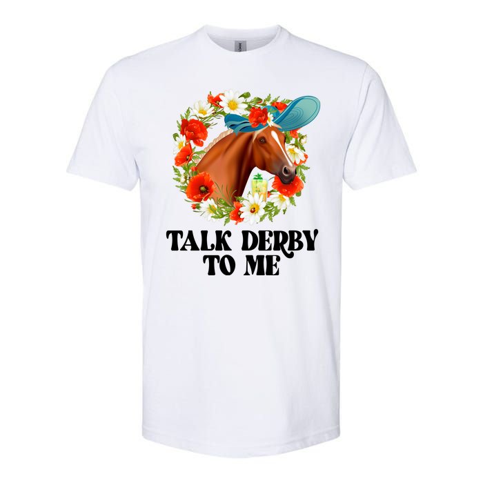 Funny Talk Derby To Me Horse Derby Racing Softstyle® CVC T-Shirt