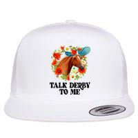 Funny Talk Derby To Me Horse Derby Racing Flatbill Hat