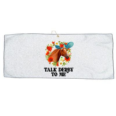 Funny Talk Derby To Me Horse Derby Racing Large Microfiber Waffle Golf Towel