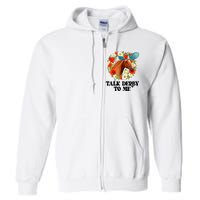 Funny Talk Derby To Me Horse Derby Racing Full Zip Hoodie