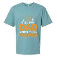 Full Time Dad Part Time Hooker Fishing Sueded Cloud Jersey T-Shirt