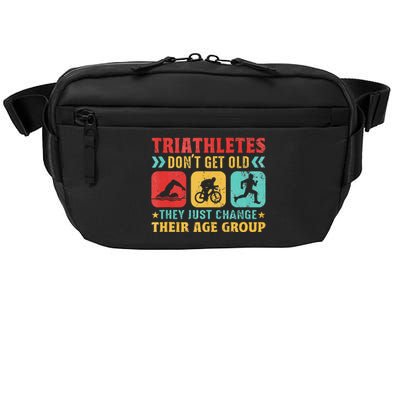 Funny Triathlon Design Triathletes Swim Bike Run Crossbody Pack