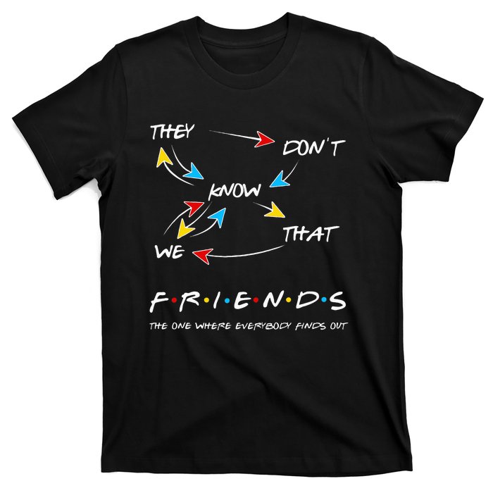 Friends They Don't Know That We Know They Know We Know T-Shirt