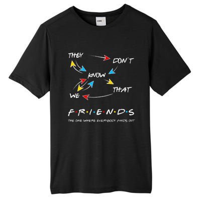 Friends They Don't Know That We Know They Know We Know Tall Fusion ChromaSoft Performance T-Shirt