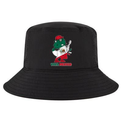 Funny Trex Dinosaur Viva Mexico Cool Comfort Performance Bucket Hat