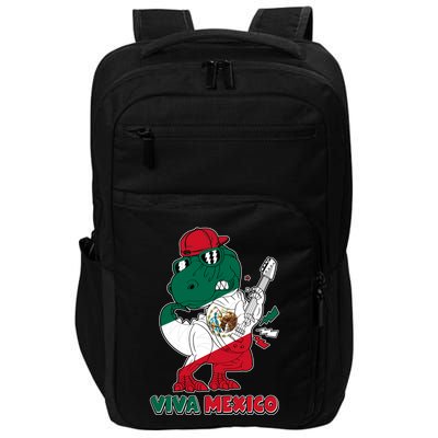 Funny Trex Dinosaur Viva Mexico Impact Tech Backpack