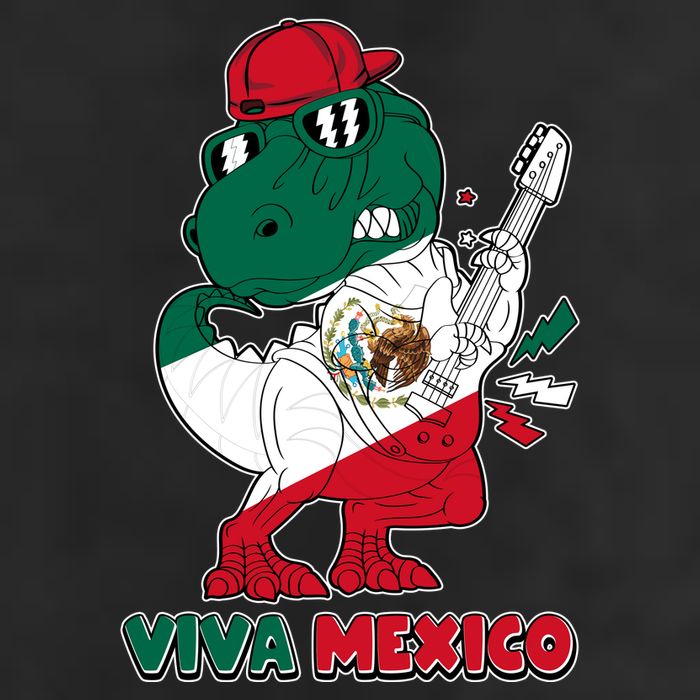 Funny Trex Dinosaur Viva Mexico Adult Drive Performance Visor