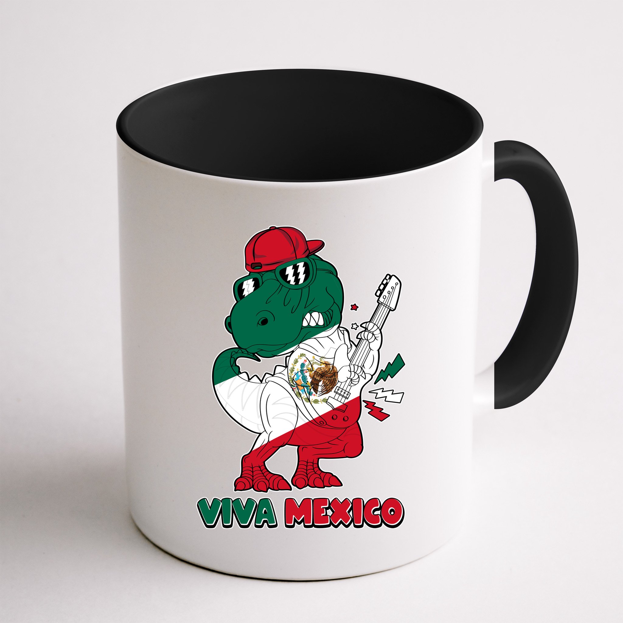 Funny Trex Dinosaur Viva Mexico Mug