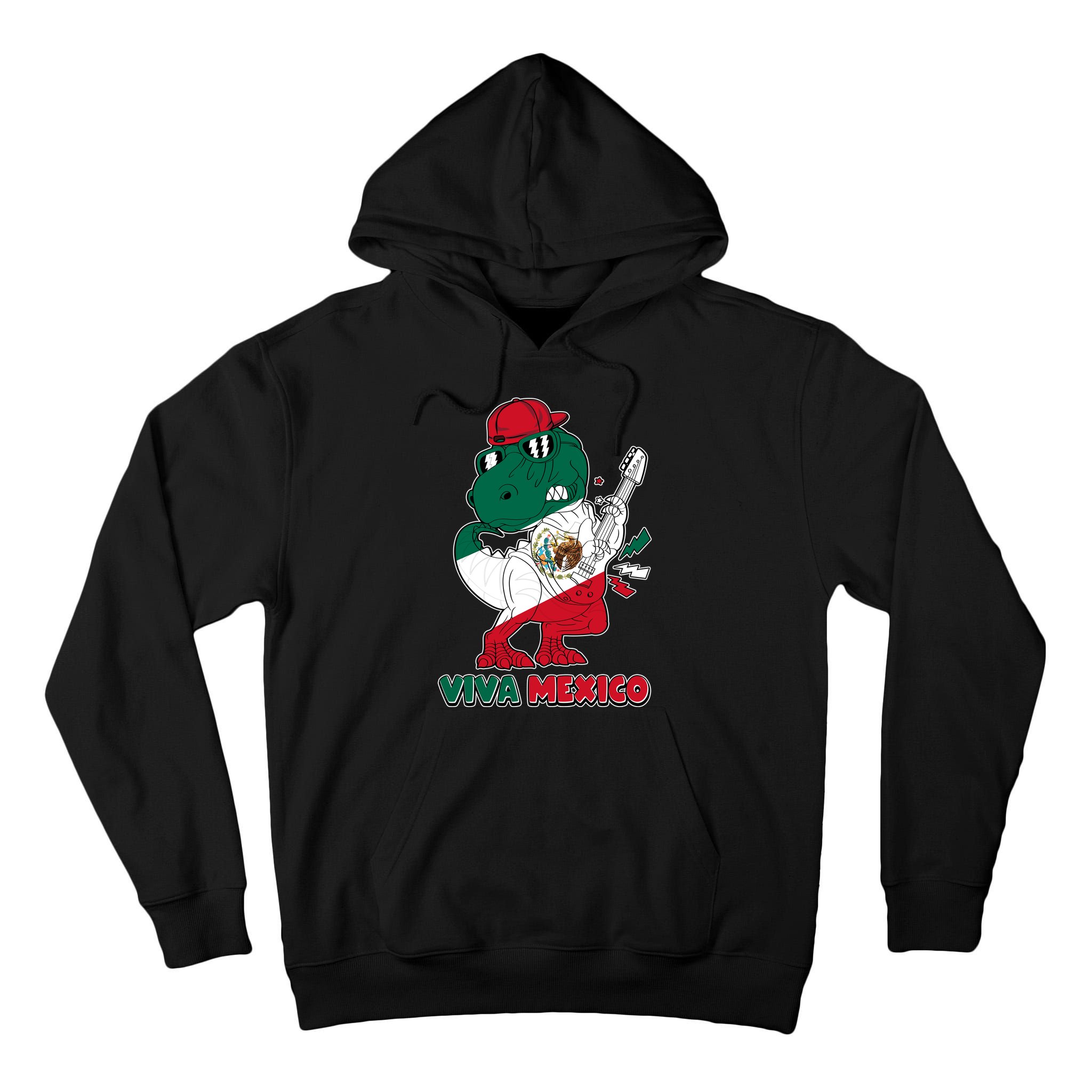 Funny Trex Dinosaur Viva Mexico Tall Hoodie