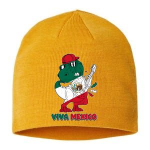 Funny Trex Dinosaur Viva Mexico Sustainable Beanie