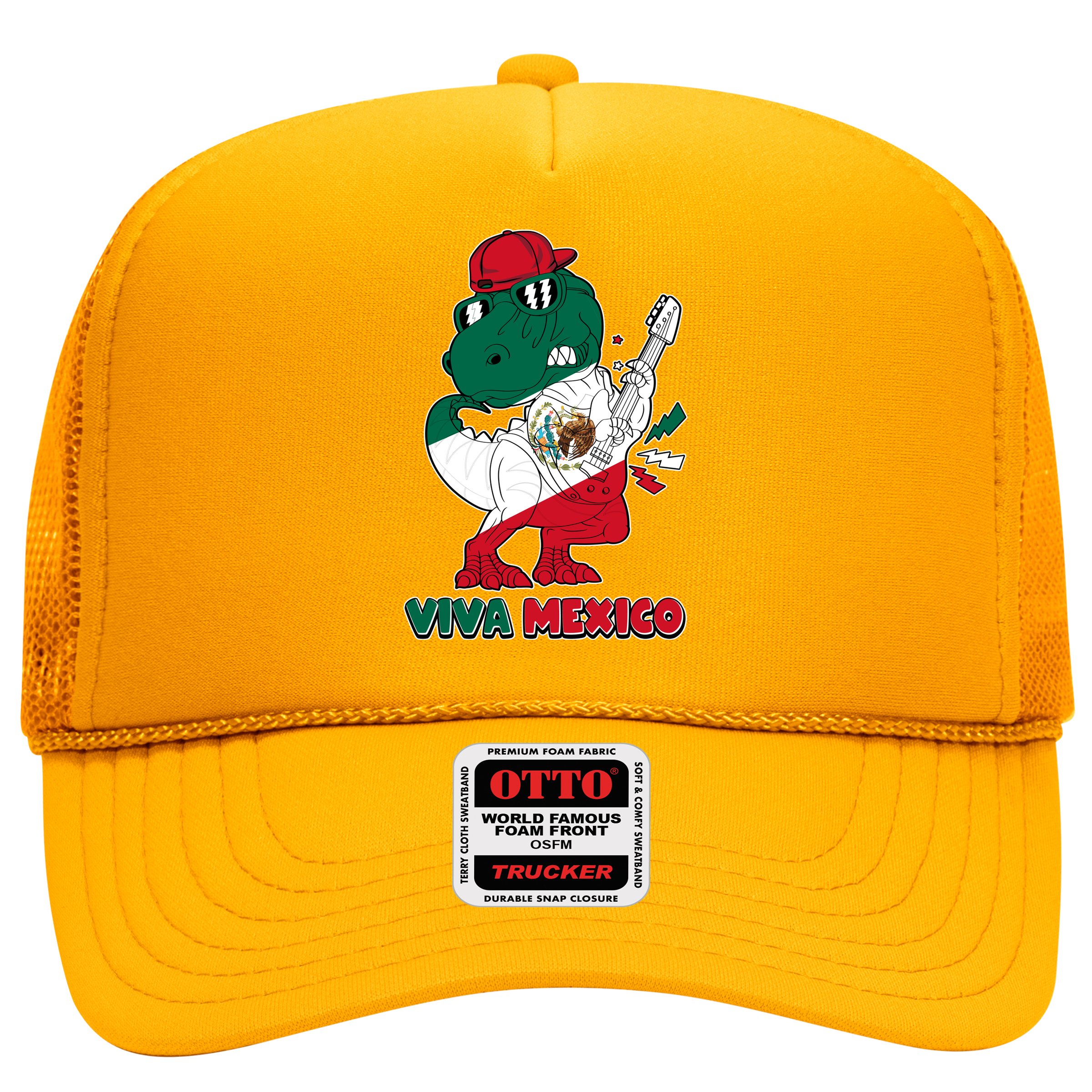 Funny Trex Dinosaur Viva Mexico Hat