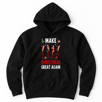 Funny Trump Dance Santa Claus Make Christmas Great Again Hoodie