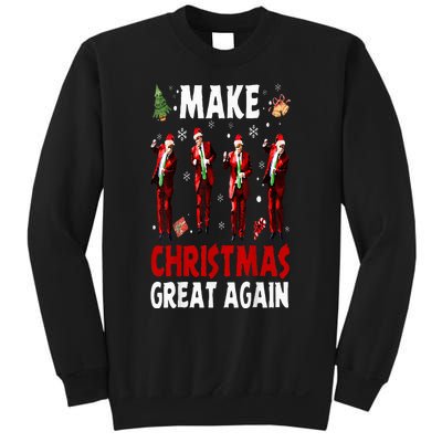 Funny Trump Dance Santa Claus Make Christmas Great Again Sweatshirt