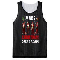 Funny Trump Dance Santa Claus Make Christmas Great Again Mesh Reversible Basketball Jersey Tank