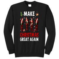 Funny Trump Dance Santa Claus Make Christmas Great Again Tall Sweatshirt