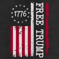 Free Trump Destressed 1776 Betsy Ross USA Flag Hat