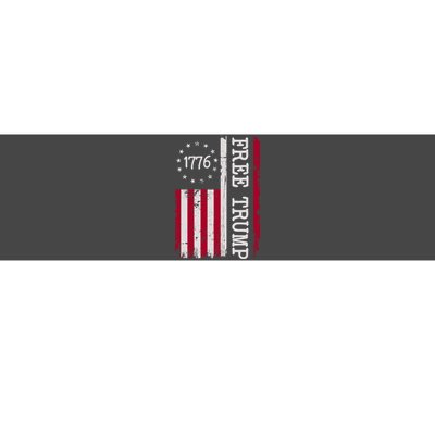 Free Trump Destressed 1776 Betsy Ross USA Flag Bumper Sticker