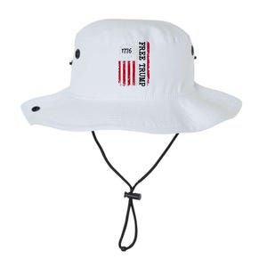 Free Trump Destressed 1776 Betsy Ross USA Flag Legacy Cool Fit Booney Bucket Hat