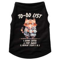Funny To Do List Grumpy Coffee Cat Doggie Tank